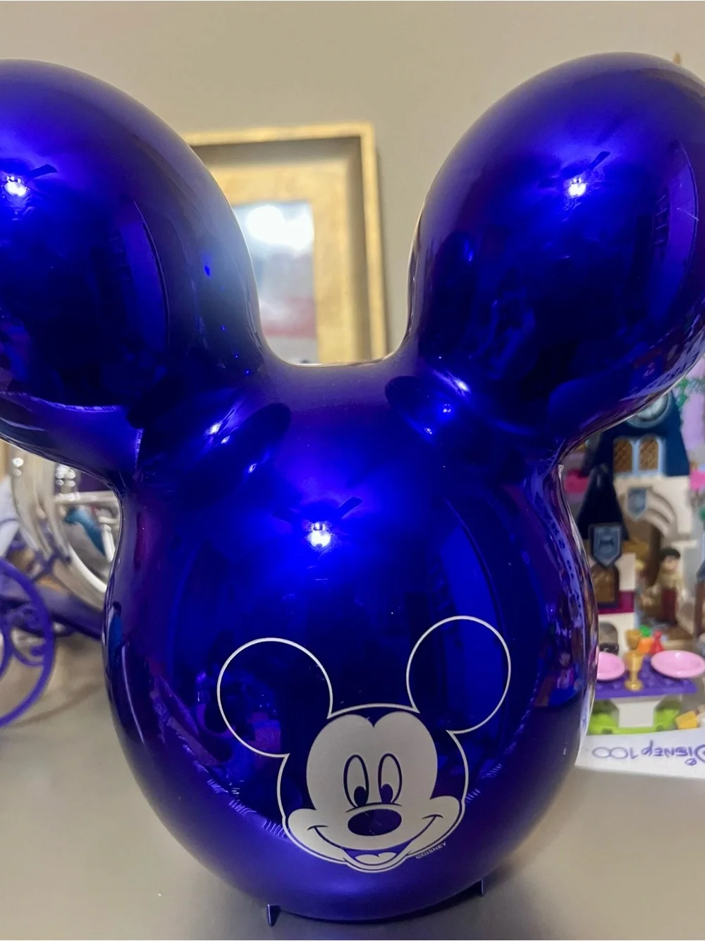 Disney Metallic Royal Blue Mickey Mouse Balloon Figure